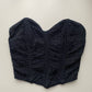 Glitzer Bandeau Korsett 42