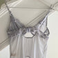 BH-Hemd grau transparent mit Stickerei (L-XL)