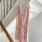 Negligé mit Blumen Print S