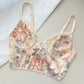 Vintage Bustier mit Blumen print M