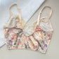 Vintage Bustier mit Blumen print M