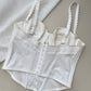 Vintage Korsett mit Blumen Details 80B