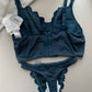 Dunkelgrünes Bustier neu mit Etikett 75A/ 80A