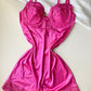 Pinkes Satin Kleidchen
