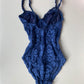 Vintage Spitzen Body Dunkelblau