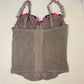 Korsett Top mit Push Up Effekt
