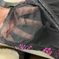 Spitzen Corsage Schwarz Pink 100D